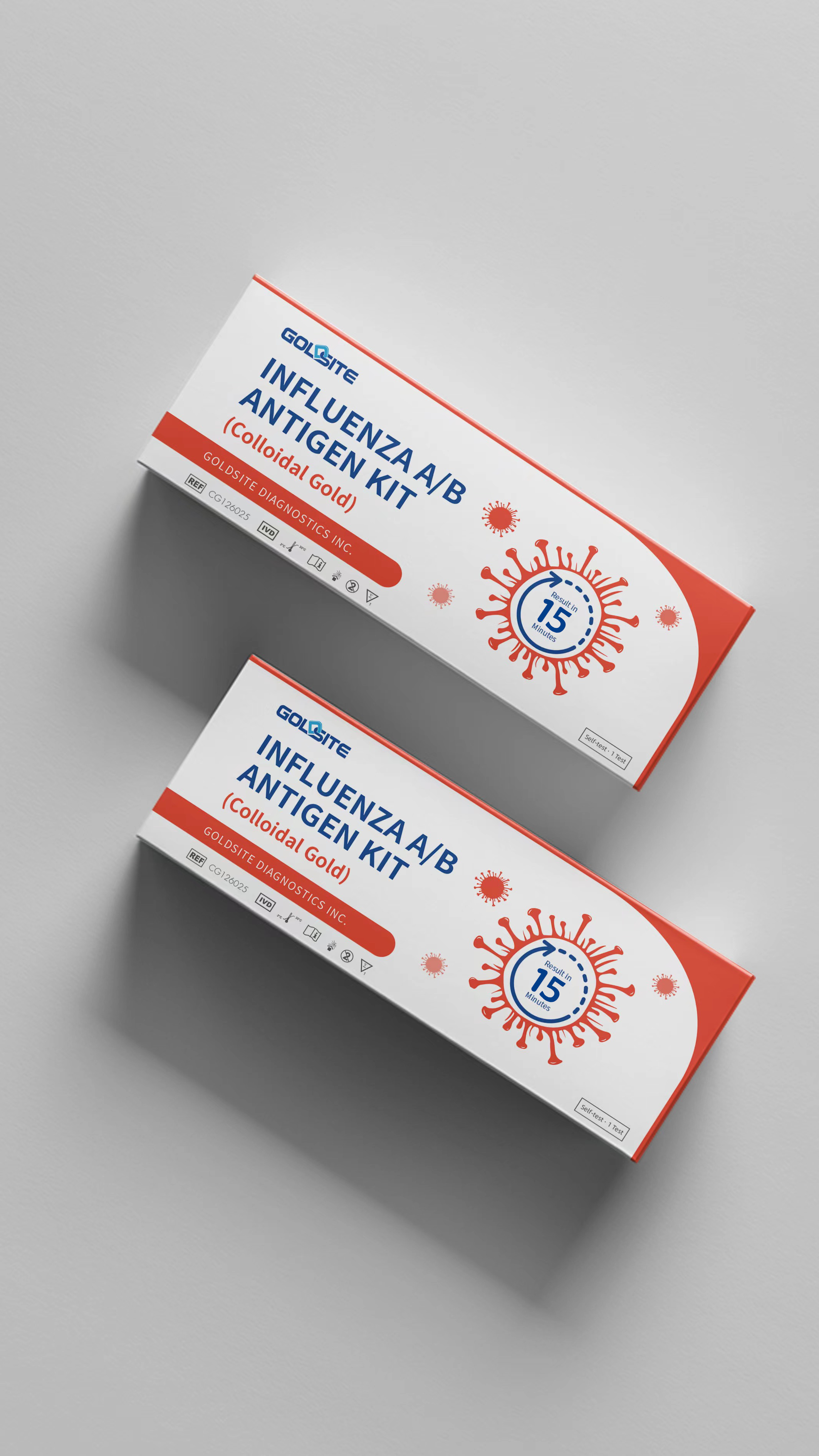 GOLDSITE influenza AB antigen test Goldsites Influenza AB -Antigen -Test