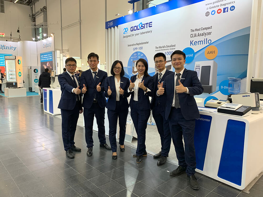 Goldsite presentado en MEDICA 2019